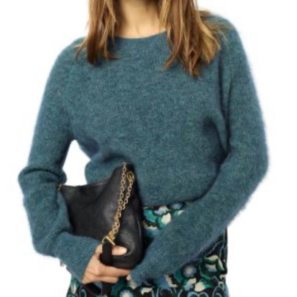 Soft Teal Women's Cashmere Sweater Size Small(?)